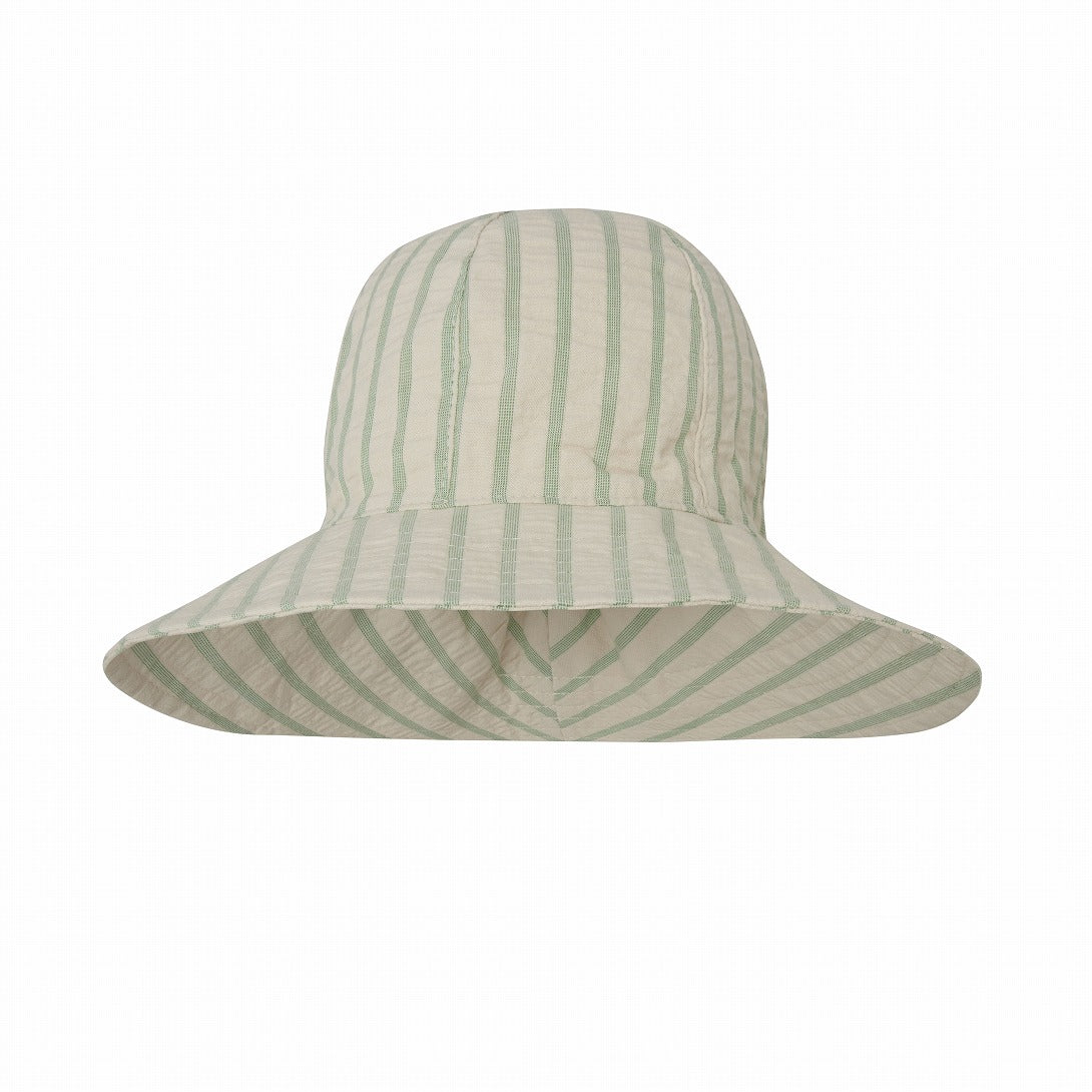 【garbo&friends】【30%OFF】Stripe Emerald Sun Hat サンハット 6-12m  | Coucoubebe/ククベベ