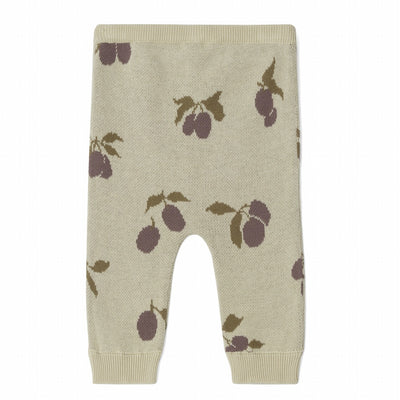 【garbo&friends】Prune Beige Knitted Trousers Baby ニットパンツ 2-6m,6-12m,1-2y（Sub Image-2） | Coucoubebe/ククベベ