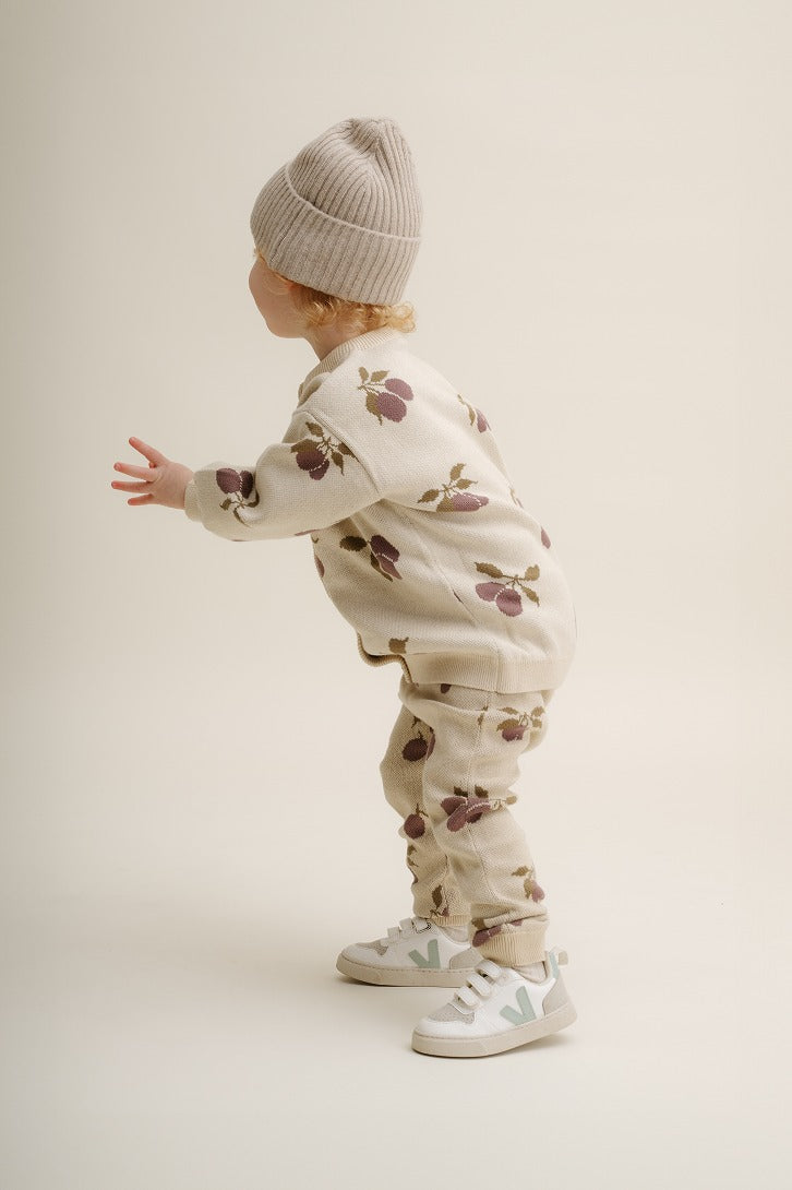 【garbo&friends】Prune Beige Knitted Trousers Baby ニットパンツ 2-6m,6-12m,1-2y  | Coucoubebe/ククベベ