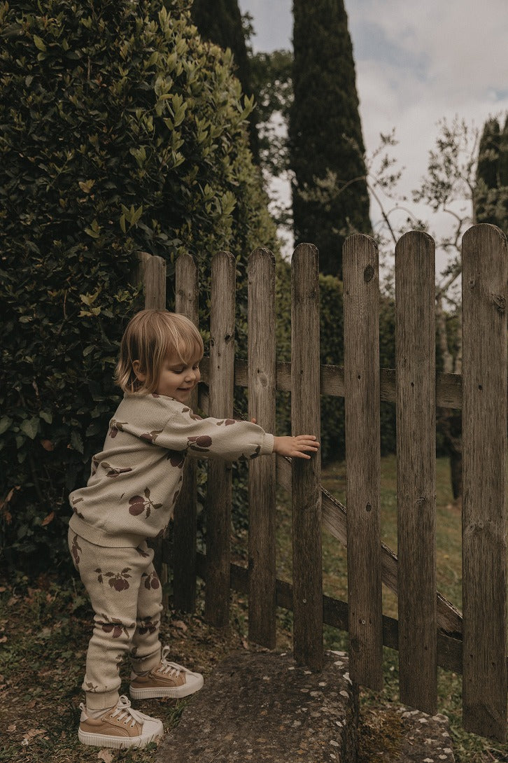 【garbo&friends】Prune Beige Knitted Trousers Baby ニットパンツ 2-6m,6-12m,1-2y  | Coucoubebe/ククベベ