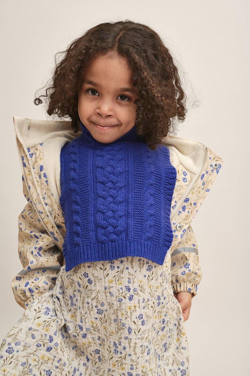 【garbo&friends】【40%OFF】Knitted Neckwarmer Cobalt ネックウォーマー 1-4y,5-7y  | Coucoubebe/ククベベ