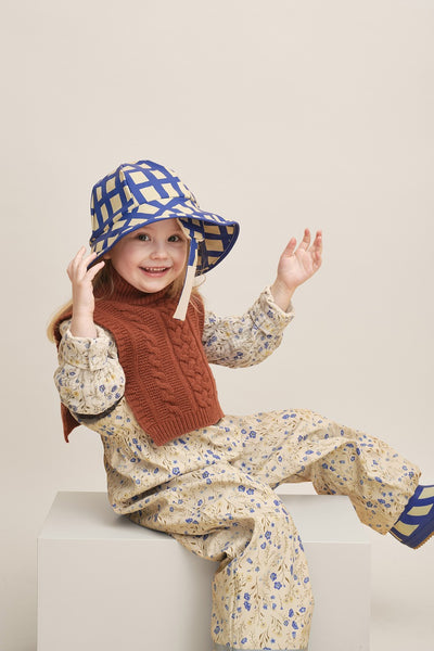 【garbo&friends】【40%OFF】Knitted Neckwarmer Rust ネックウォーマー 1-4y,5-7y（Sub Image-3） | Coucoubebe/ククベベ