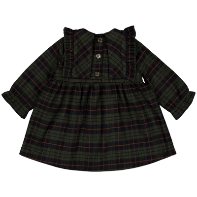 【LOIR Paris】Robe NINON TARTAN OVERSHIRT ワンピース 18m,24m,36m（Sub Image-2） | Coucoubebe/ククベベ