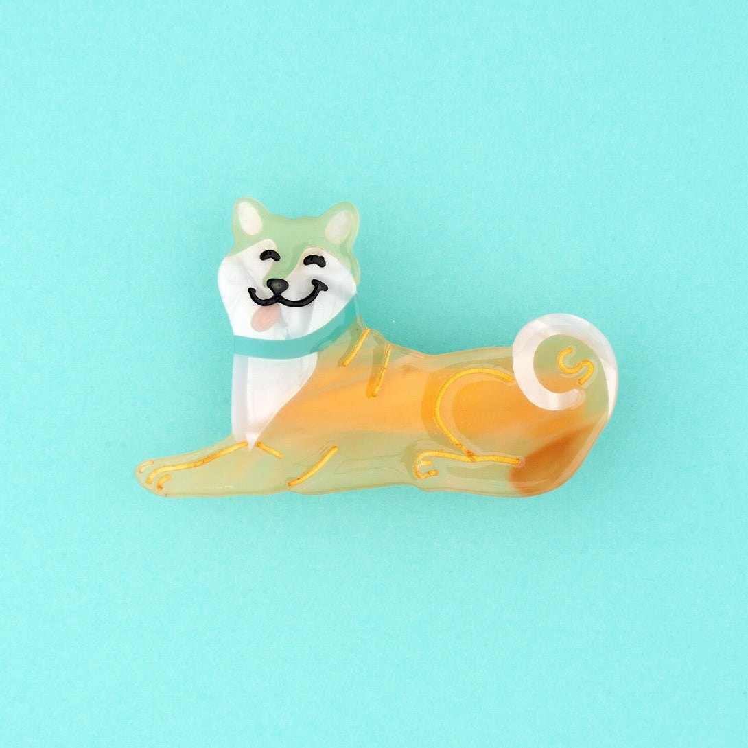 【Coucou Suzette】Shiba Hair Clip 柴犬ヘアクリップ  | Coucoubebe/ククベベ