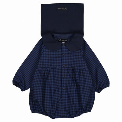 【Maison Marelle】Romper BAC blue ロンパース 12m（Sub Image-3） | Coucoubebe/ククベベ