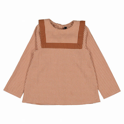 【Maison Marelle】Blouse DROUOT seersucker ブラウス 12m,18m,24m,36m（Sub Image-2） | Coucoubebe/ククベベ