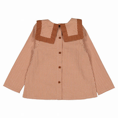 【Maison Marelle】Blouse DROUOT seersucker ブラウス 12m,18m,24m,36m（Sub Image-4） | Coucoubebe/ククベベ