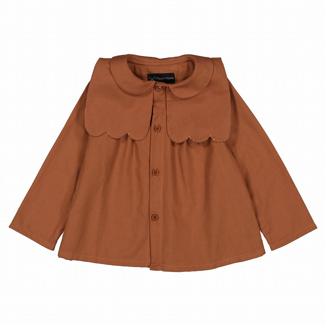 【Maison Marelle】Blouse GRENELLE terracota ブラウス 12m,18m,24m,36m  | Coucoubebe/ククベベ