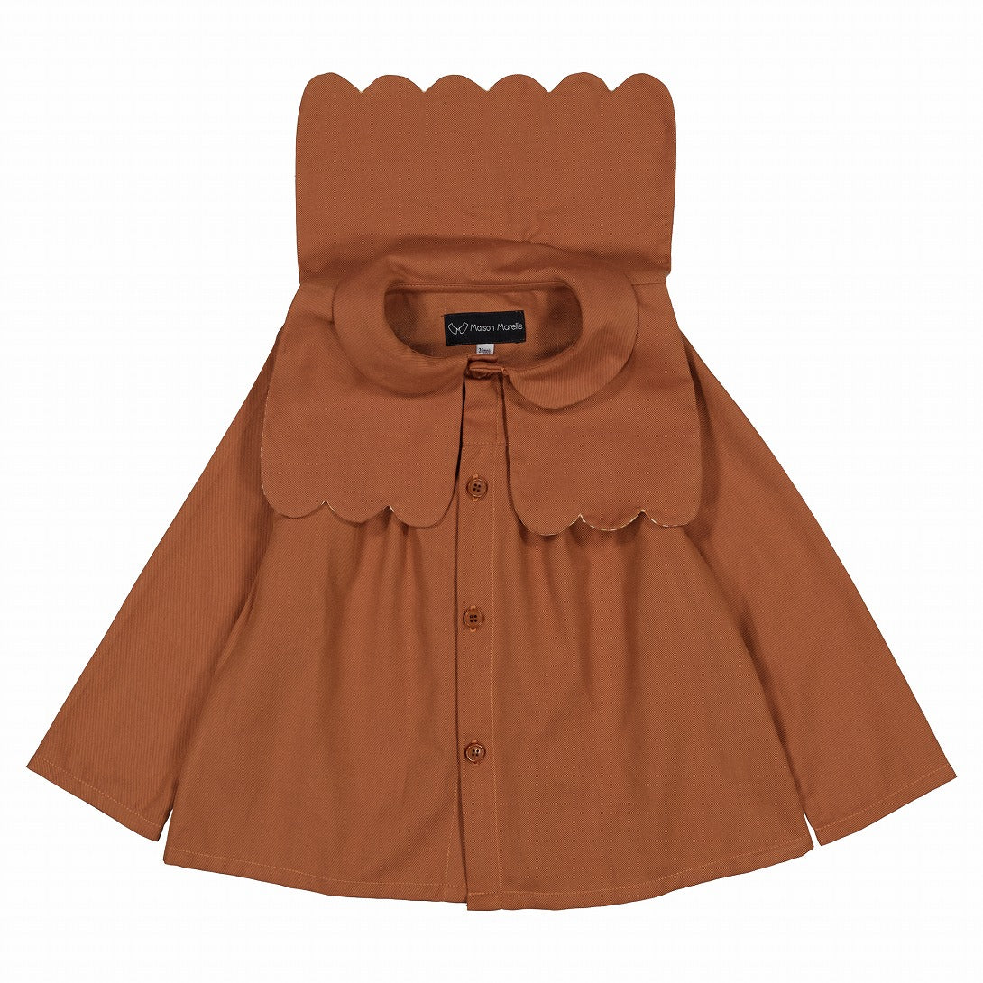 【Maison Marelle】Blouse GRENELLE terracota ブラウス 12m,18m,24m,36m  | Coucoubebe/ククベベ