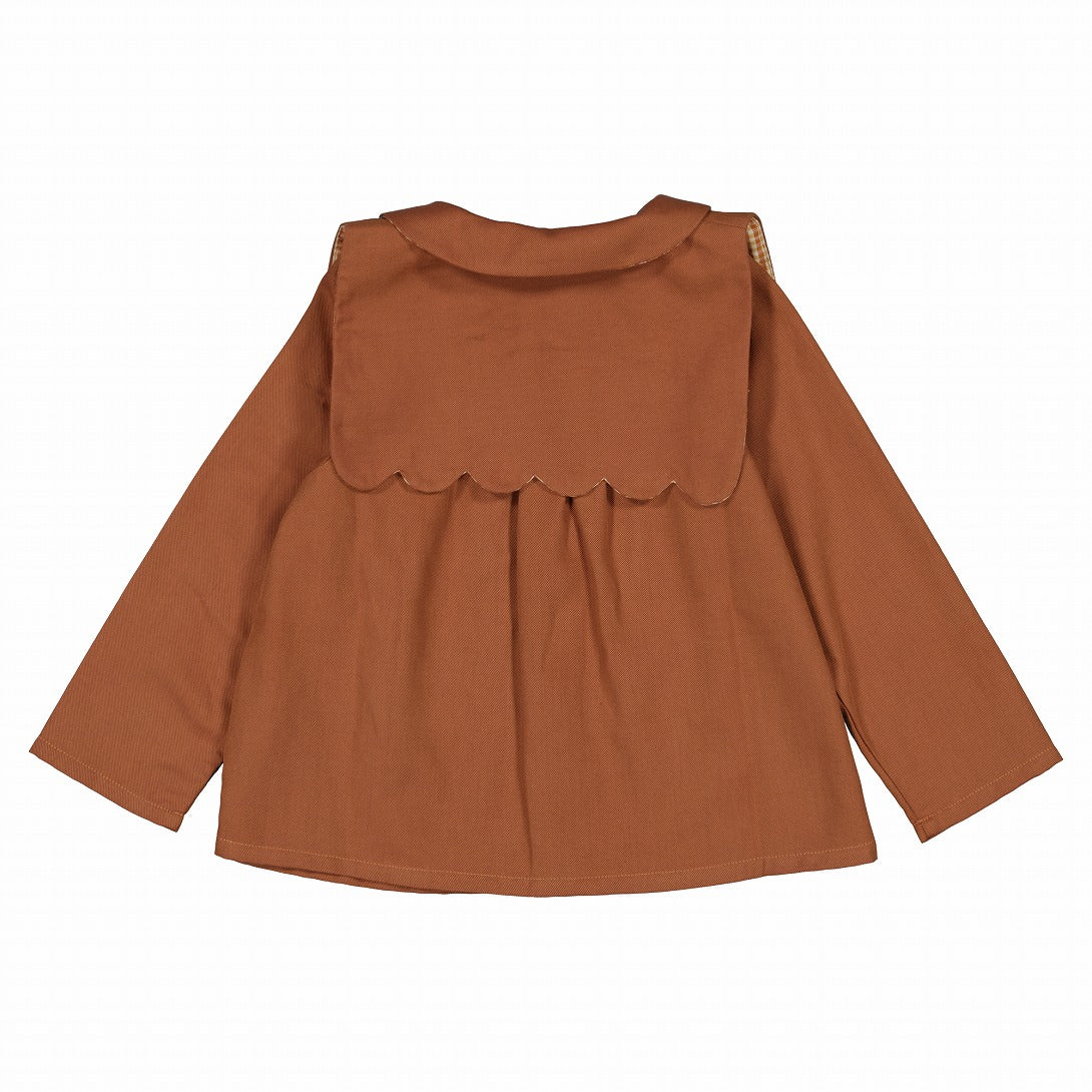 【Maison Marelle】Blouse GRENELLE terracota ブラウス 12m,18m,24m,36m  | Coucoubebe/ククベベ