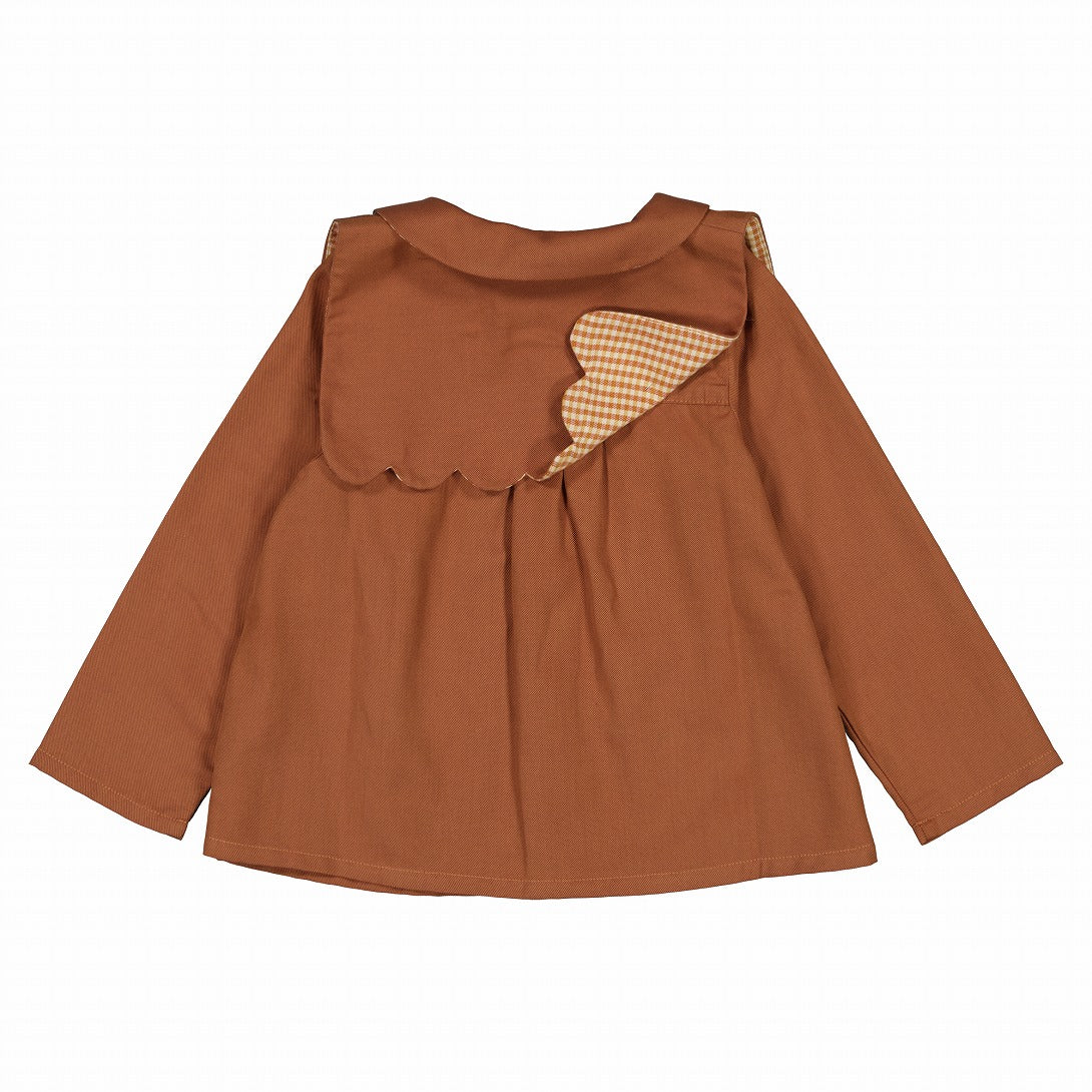 【Maison Marelle】Blouse GRENELLE terracota ブラウス 12m,18m,24m,36m  | Coucoubebe/ククベベ