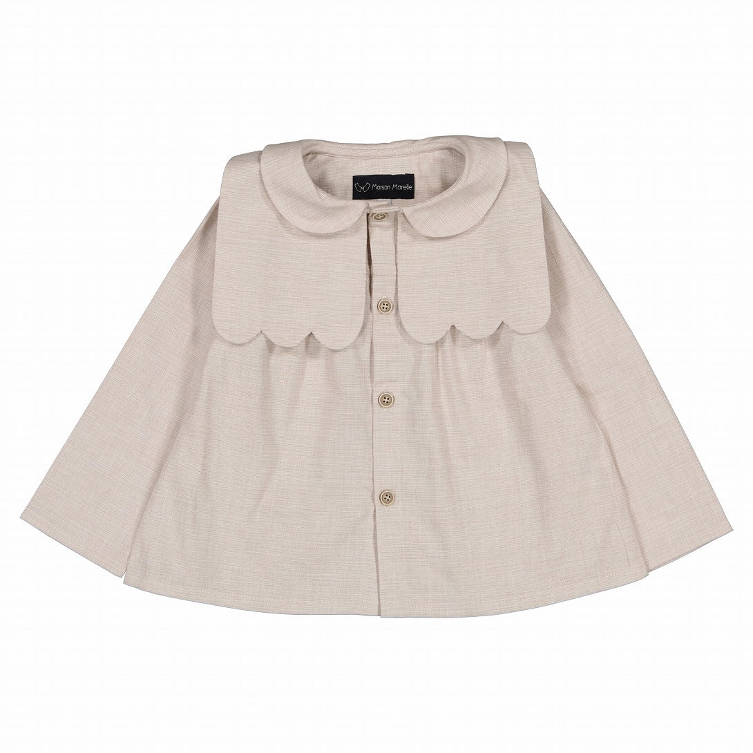 【Maison Marelle】Blouse GRENELLE sand ブラウス 12m,18m,24m,36m  | Coucoubebe/ククベベ