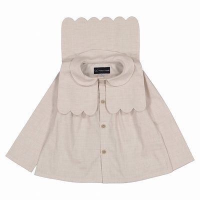 【Maison Marelle】Blouse GRENELLE sand ブラウス 12m,18m,24m,36m（Sub Image-2） | Coucoubebe/ククベベ