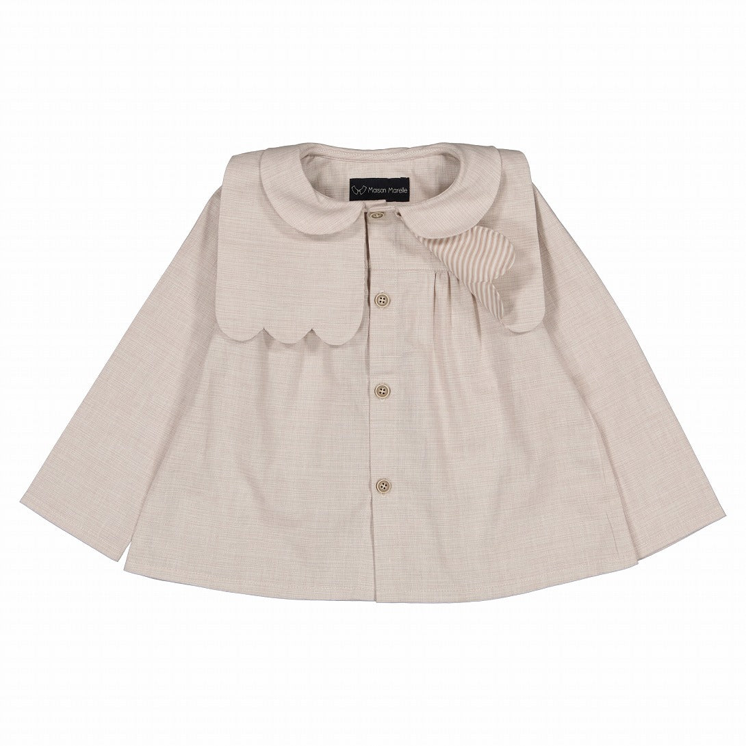 【Maison Marelle】【予約】Blouse GRENELLE sand ブラウス 18m,24m,3y,4y,5y,6y,8y  | Coucoubebe/ククベベ