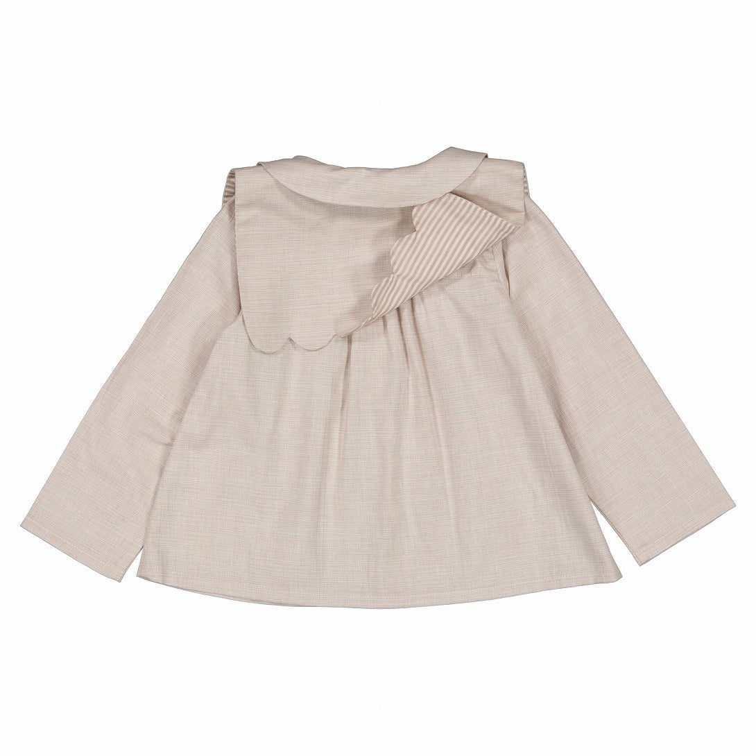 【Maison Marelle】【予約】Blouse GRENELLE sand ブラウス 18m,24m,3y,4y,5y,6y,8y  | Coucoubebe/ククベベ