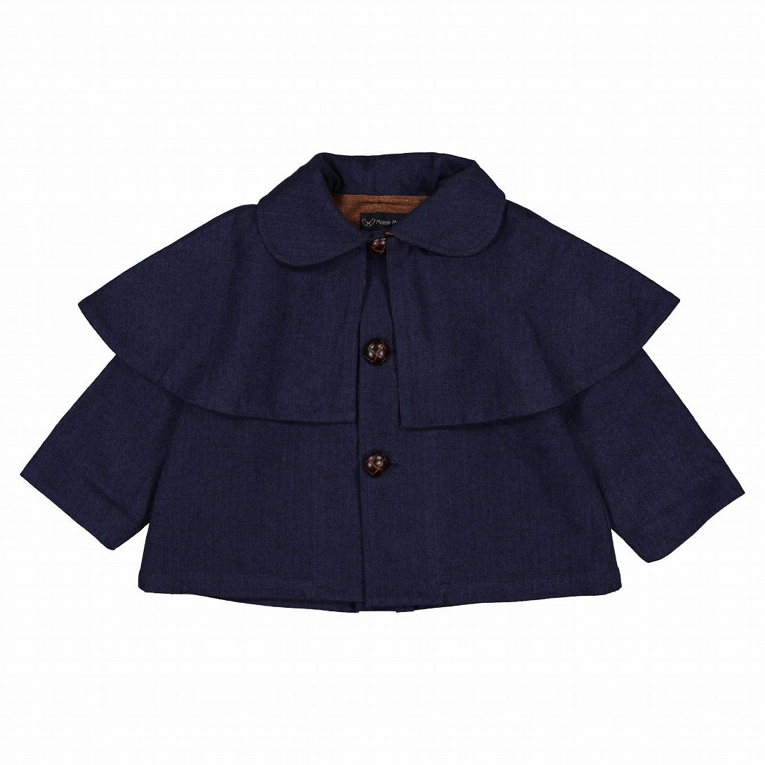 【Maison Marelle】Jacket with AMOVIBLE cape SHERLOCK ジャケット 12m,18m,24m,36m,4y  | Coucoubebe/ククベベ