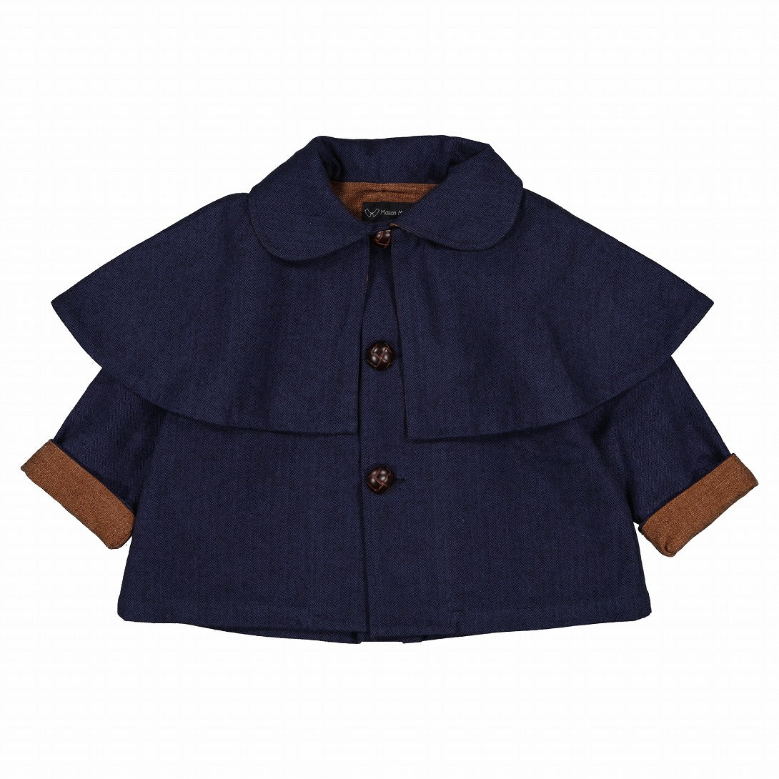 【Maison Marelle】Jacket with AMOVIBLE cape SHERLOCK ジャケット 12m,18m,24m,36m,4y  | Coucoubebe/ククベベ