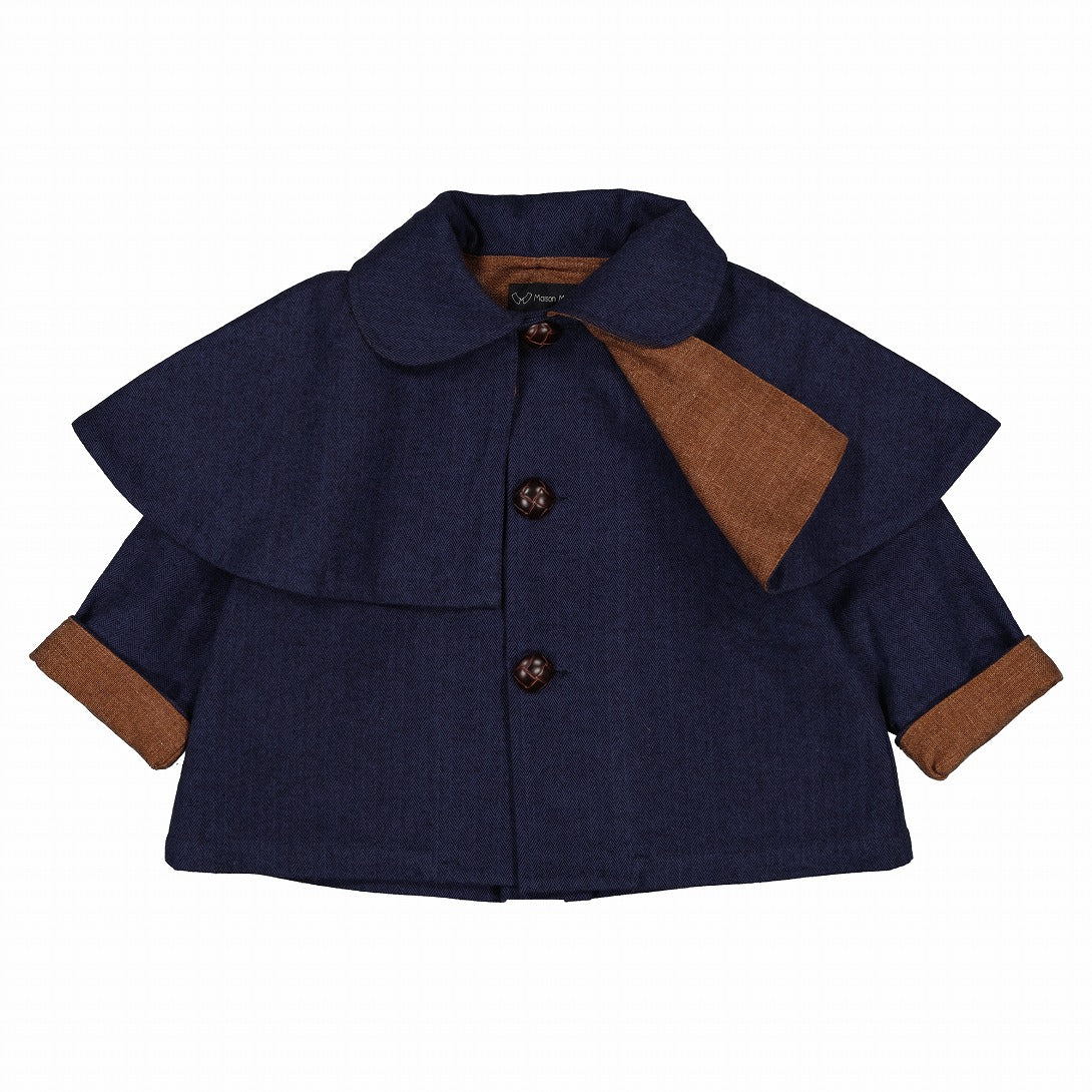 【Maison Marelle】Jacket with AMOVIBLE cape SHERLOCK ジャケット 12m,18m,24m,36m,4y  | Coucoubebe/ククベベ