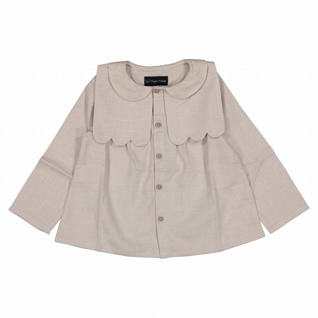 【Maison Marelle】Blouse GRENELLE sand PF24 ブラウス 18m,24m  | Coucoubebe/ククベベ