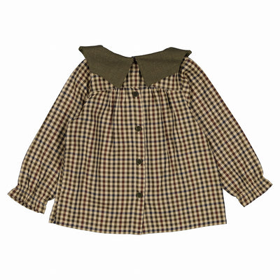 【Maison Marelle】blouse BOURGOGNE ブラウス 18m,24m,3y,（Sub Image-3） | Coucoubebe/ククベベ