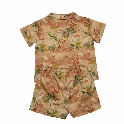 【SUUKY】【30%OFF】Damask Tropical Baby Set Tropical Print セットアップ 9/12m,12/18m,18/24m（Sub Image-2） | Coucoubebe/ククベベ