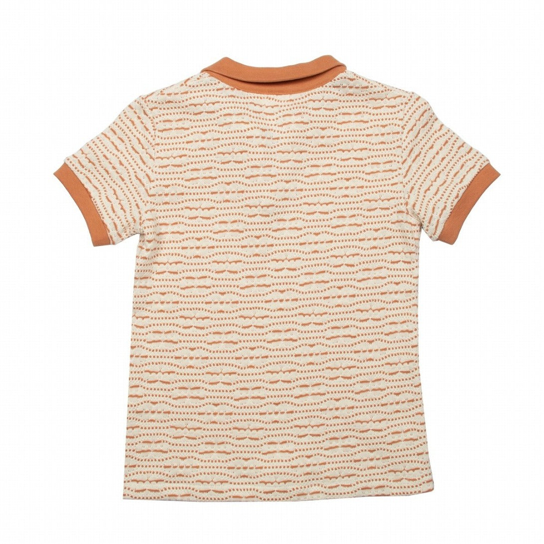 【SUUKY】【30%OFF】Jersey Jacquard Polo 2Tones Pale ポロシャツ 2y,4y,6y  | Coucoubebe/ククベベ