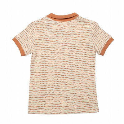 【SUUKY】【30%OFF】Jersey Jacquard Polo 2Tones Pale ポロシャツ 2y,4y,6y（Sub Image-2） | Coucoubebe/ククベベ