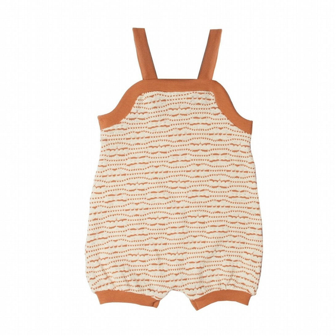 【SUUKY】【30%OFF】Jersey Jacquard Baby Romper 2Tones Pale ロンパース 6/9m,9/12m,12/18m,18/24m  | Coucoubebe/ククベベ