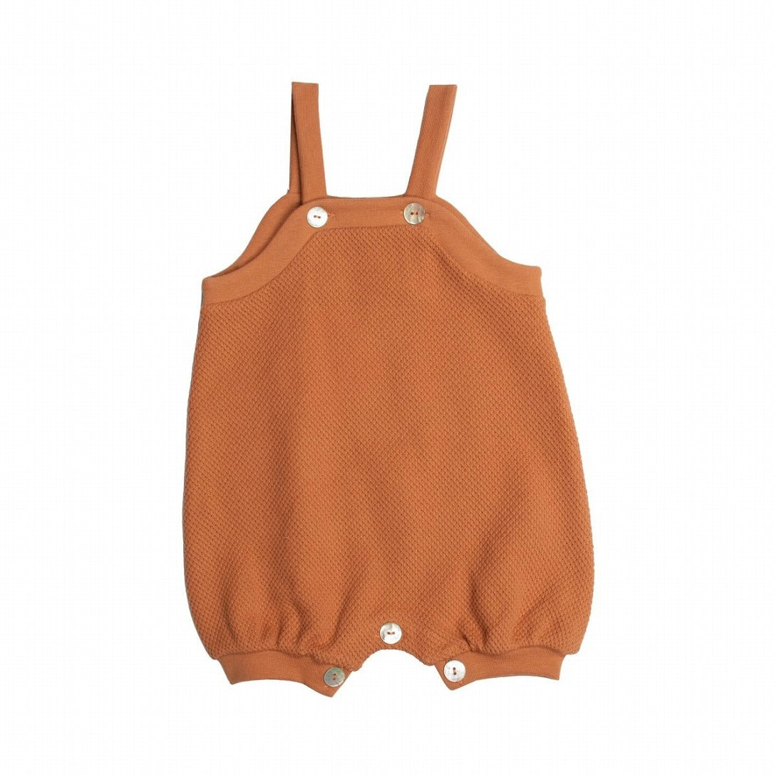 【SUUKY】【30%OFF】Jersey Jacquard Baby Romper 2Tones Pale ロンパース 6/9m,9/12m,12/18m,18/24m  | Coucoubebe/ククベベ