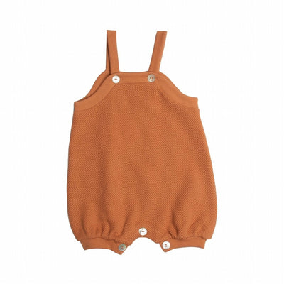 【SUUKY】【30%OFF】Jersey Jacquard Baby Romper 2Tones Pale ロンパース 6/9m,9/12m,12/18m,18/24m（Sub Image-3） | Coucoubebe/ククベベ