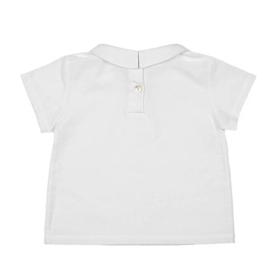 【SUUKY】【30%OFF】Lace Linen Baby Set Lace Linen Dove セットアップ 6/9m,9/12m（Sub Image-3） | Coucoubebe/ククベベ