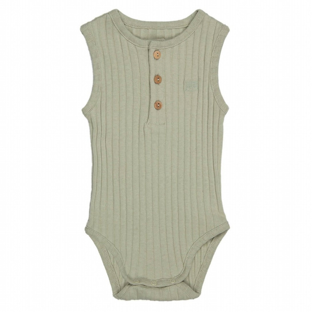 【SUUKY】【30%OFF】Ribbed Onesie Rib Light green ロンパース 6/9m,9/12m  | Coucoubebe/ククベベ