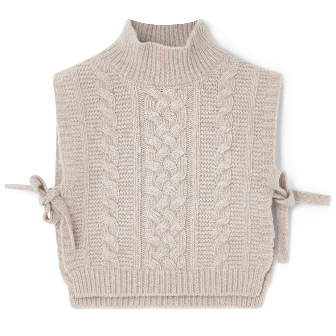 【garbo&friends】【40%OFF】Knitted Neckwarmer Oat ネックウォーマー 1-4y,5-7y  | Coucoubebe/ククベベ