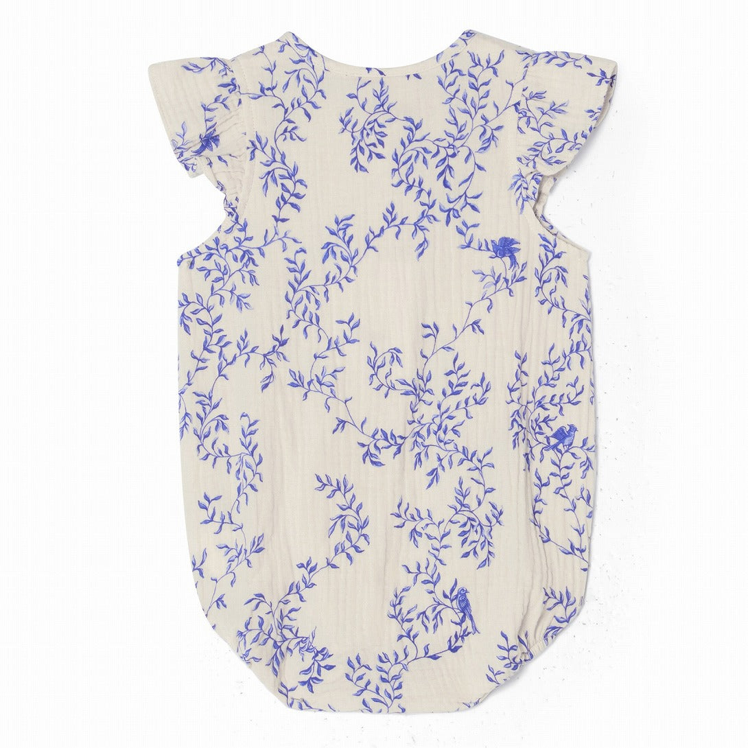 【garbo&friends】Jardim Muslin Frill Romper ロンパース 2-6m,6-12m  | Coucoubebe/ククベベ