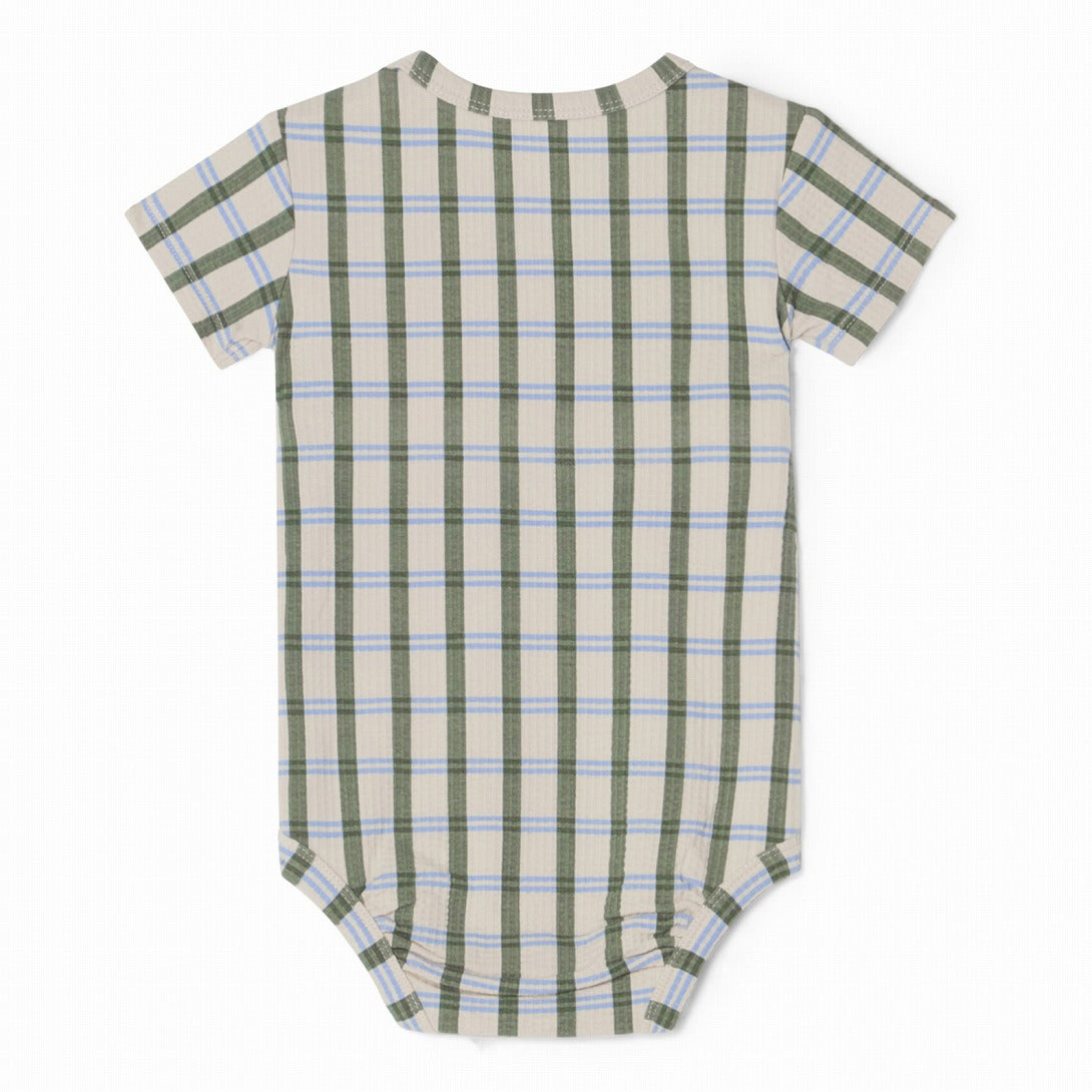 【garbo&friends】Lisboa Stripe Structured SS Body ロンパース 2-6m,6-12m  | Coucoubebe/ククベベ