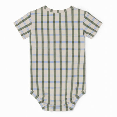 【garbo&friends】Lisboa Stripe Structured SS Body ロンパース 2-6m,6-12m（Sub Image-2） | Coucoubebe/ククベベ