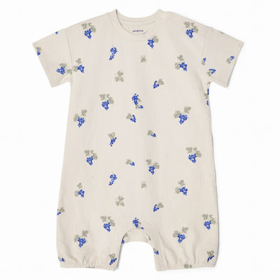 【garbo&friends】Grapes Ecru Structured Jersey Onesie ロンパース 6-12m,1-2Y（Sub Image-1） | Coucoubebe/ククベベ