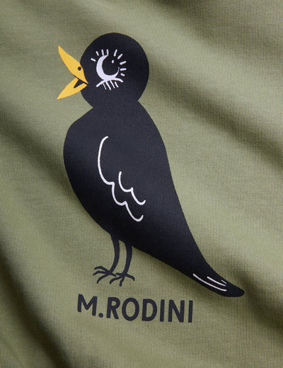 【mini rodini】Blackbird sp sweatshirt Green スウェット 80/86,92/98,104/110（Sub Image-3） | Coucoubebe/ククベベ