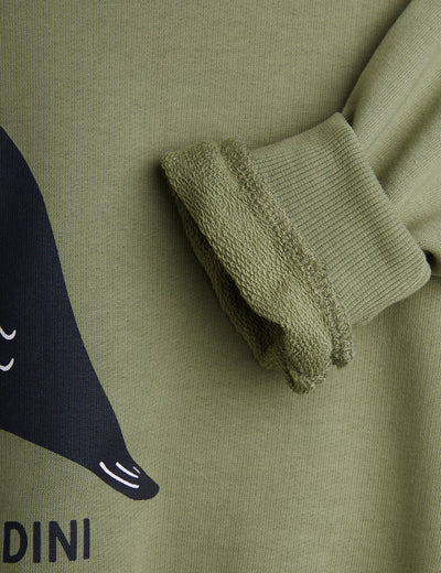 【mini rodini】Blackbird sp sweatshirt Green スウェット 80/86,92/98,104/110（Sub Image-4） | Coucoubebe/ククベベ