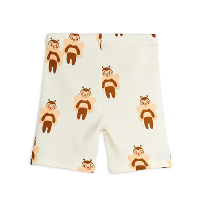 【mini rodini】Bees aop bike shorts Offwhite ショートパンツ 80/86,92/98,104/110（Sub Image-2） | Coucoubebe/ククベベ