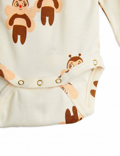 【mini rodini】Bees aop nb baby set Offwhite ベビー服セット 62,68（Sub Image-3） | Coucoubebe/ククベベ