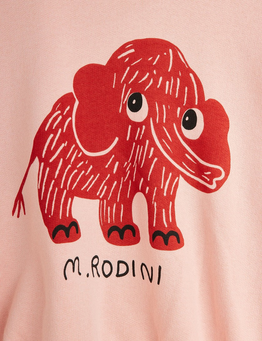 【mini rodini】Mammoth sp sweatshirt Pink スウェット 80/86,92/98,104/110  | Coucoubebe/ククベベ