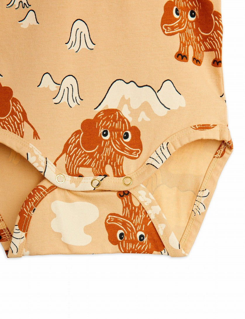 【mini rodini】Mammoth aop baby set Beige ベビー服セット 68/74,80/86  | Coucoubebe/ククベベ