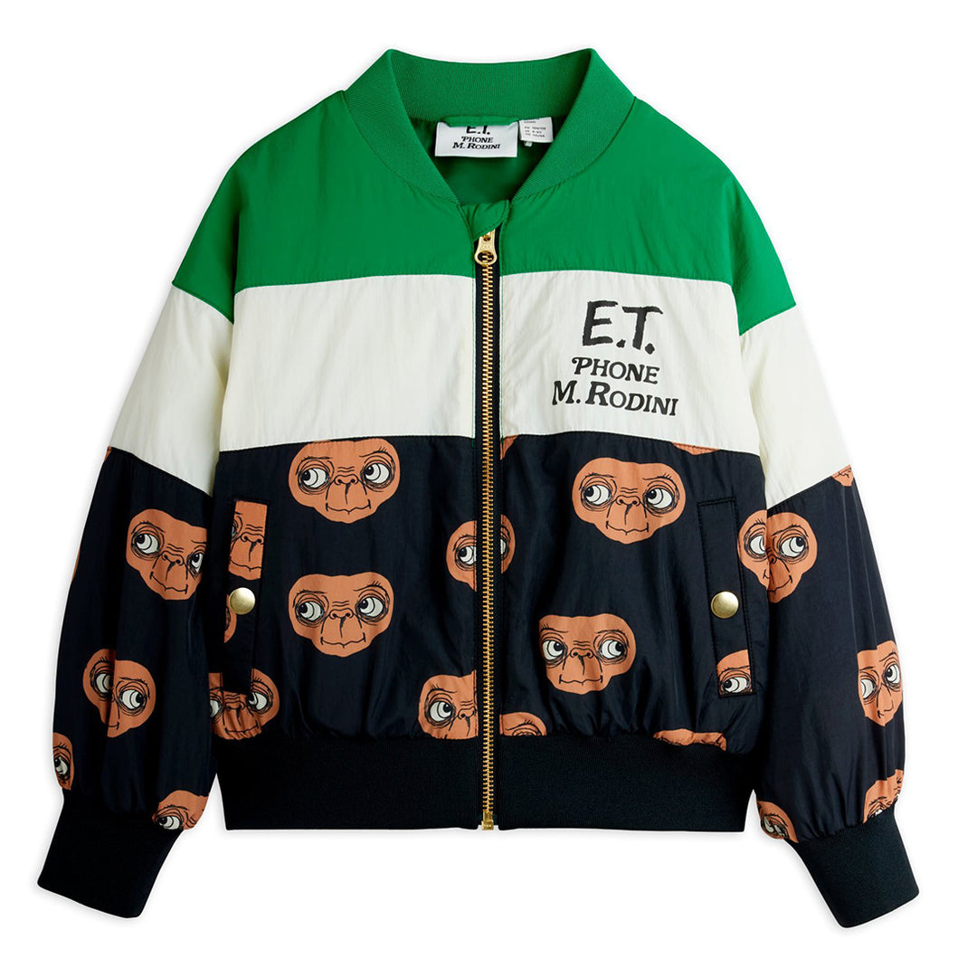 mini rodini】E.T. baseball jacket Green ジャケット 80/86,92/98,104