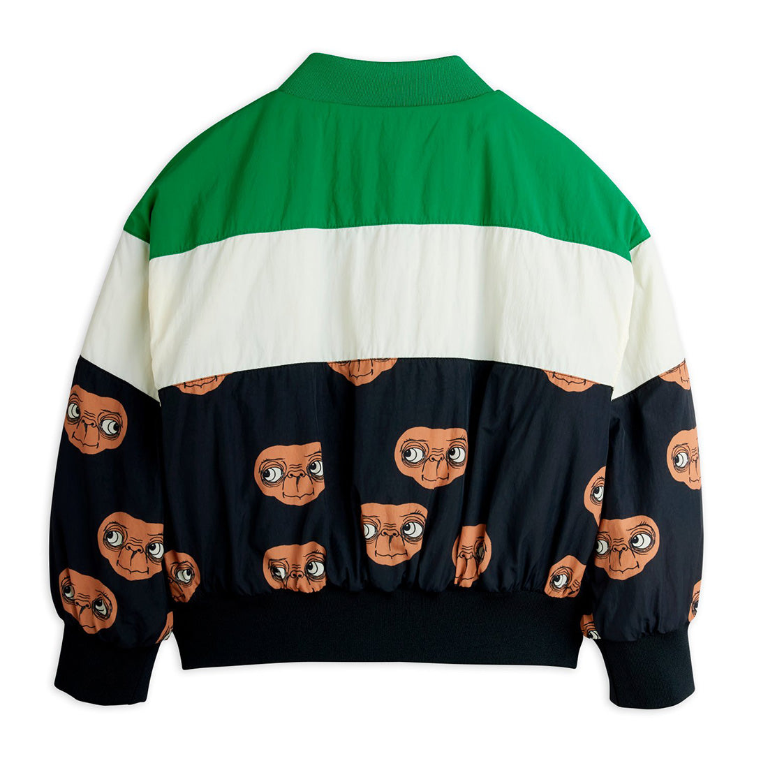 【mini rodini】E.T. baseball jacket Green ジャケット 80/86,92/98,104/110,116/122  | Coucoubebe/ククベベ