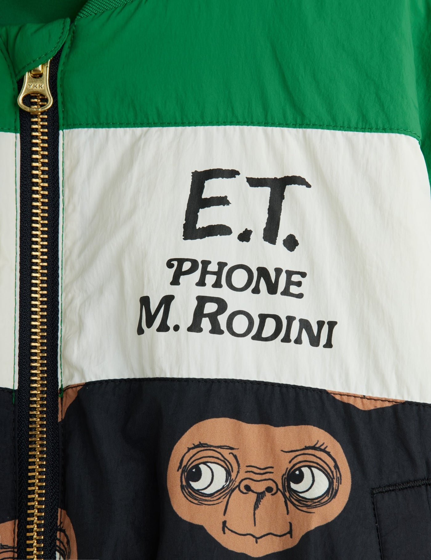 【mini rodini】E.T. baseball jacket Green ジャケット 80/86,92/98,104/110,116/122  | Coucoubebe/ククベベ