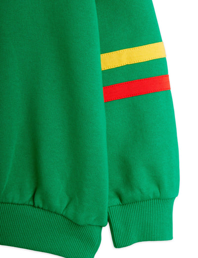 【mini rodini】E.T emb halfzip sweatshirt Green スウェット 92/98,104/110,116/122（Sub Image-4） | Coucoubebe/ククベベ