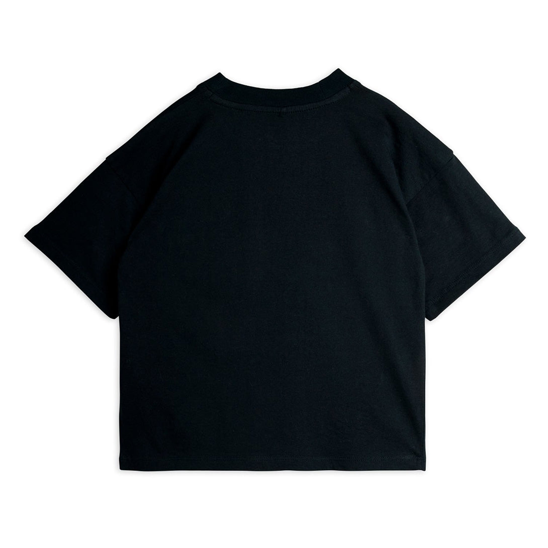 【mini rodini】E.T emb ss tee Black 半袖Tシャツ 80/86,92/98,104/110,116/122  | Coucoubebe/ククベベ