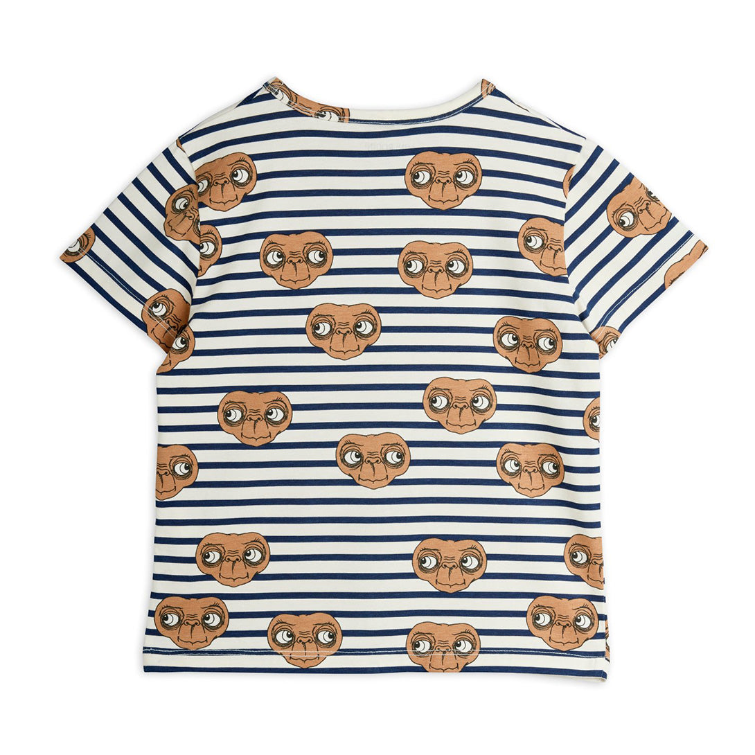 【mini rodini】E.T stripe aop ss tee Multi 半袖Tシャツ 80/86,92/98,104/110,116/122  | Coucoubebe/ククベベ