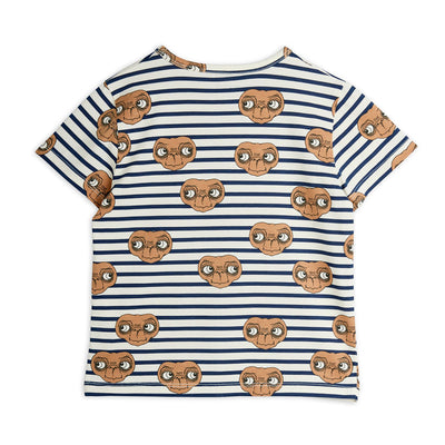 【mini rodini】E.T stripe aop ss tee Multi 半袖Tシャツ 80/86,92/98,104/110,116/122（Sub Image-2） | Coucoubebe/ククベベ